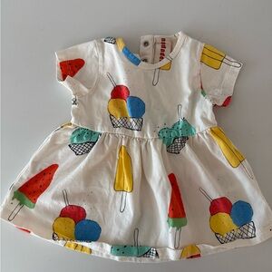 nadadelazos Ice Cream Print Baby Dress